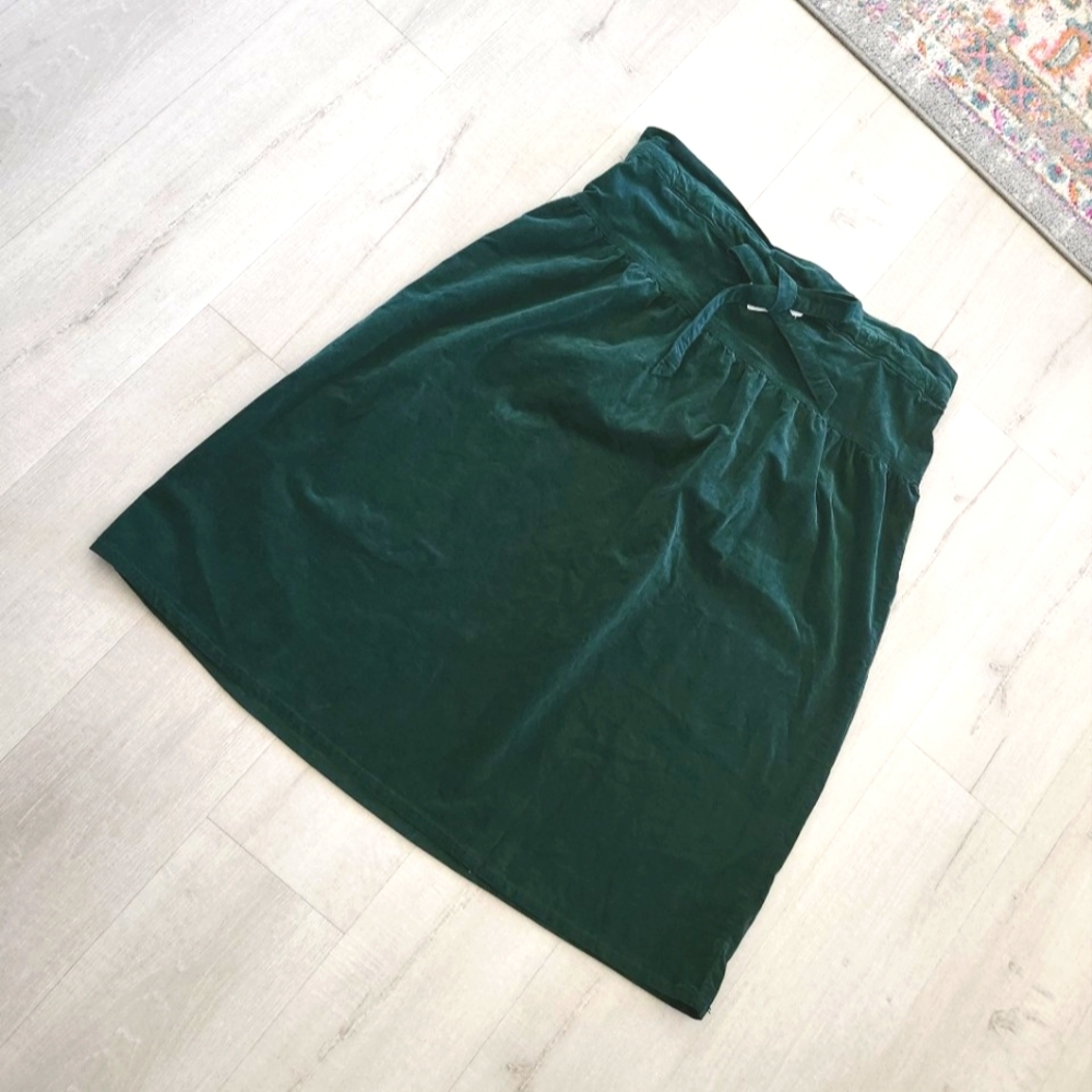 Women's Draper James Green Midi Skirt - Sze XL | Holiday Glam &Everyday Elegance